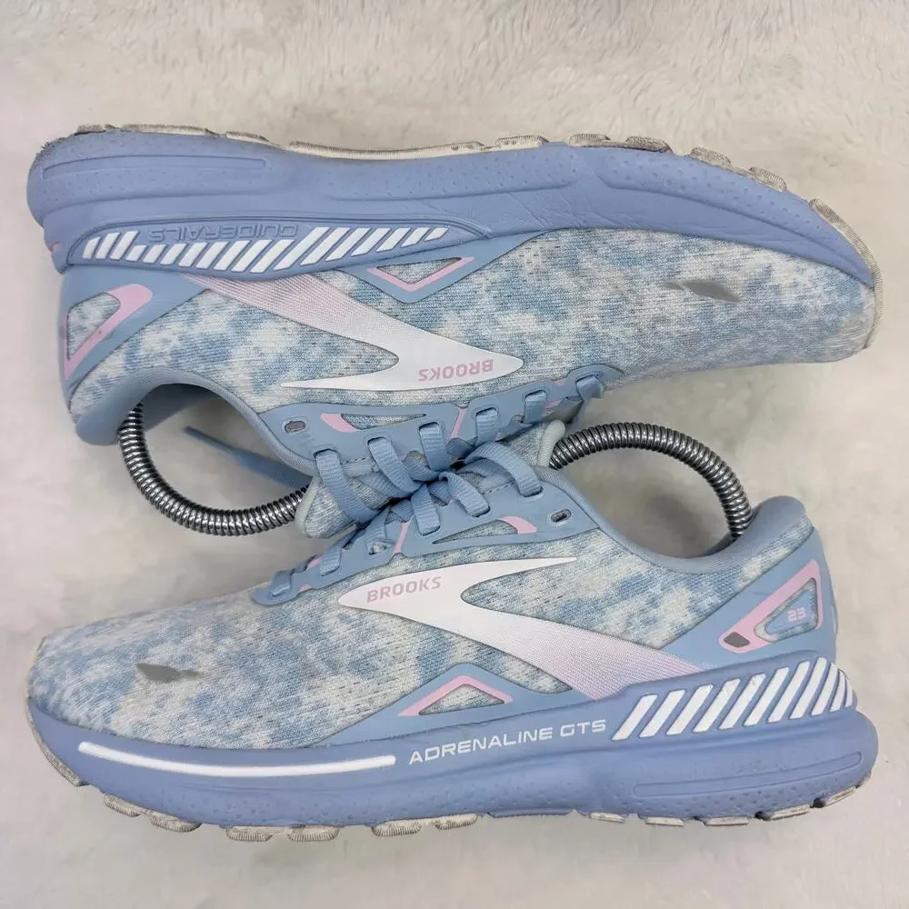 Brooks Adrenaline GTS 23 Womens Running Shoes Blue Size 9 Medium 1203811B493